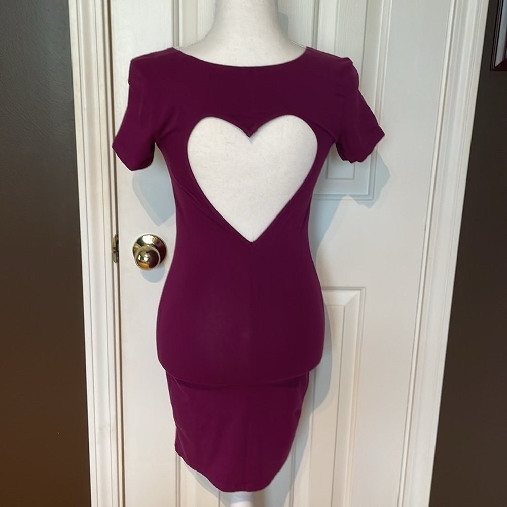 Victoria’s Secret PINK Ladies Mauve/Purple Plum Cut Out Dress - Picture 2 of 10